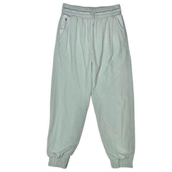 Athleta Insulated Joggers Big Girl Size XL Grey Chase The Chill Drawstring Pants - Picture 2 of 14